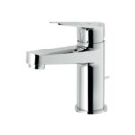 Angle cock with wall flange